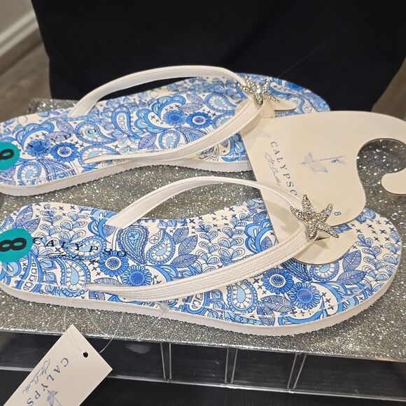 Calypso St. Barth Mariner Flip-Flop Sandals - Picture 5 of 7